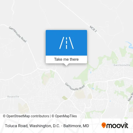 Toluca Road map