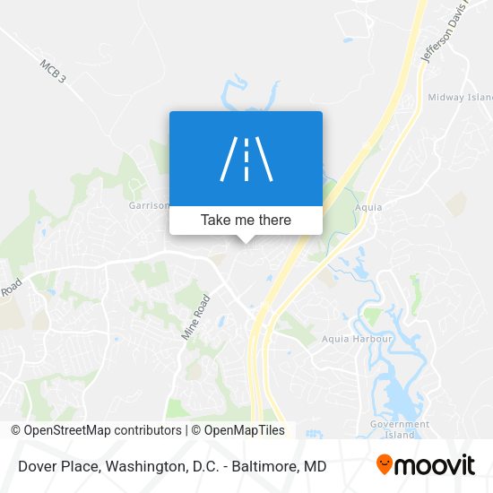 Dover Place map