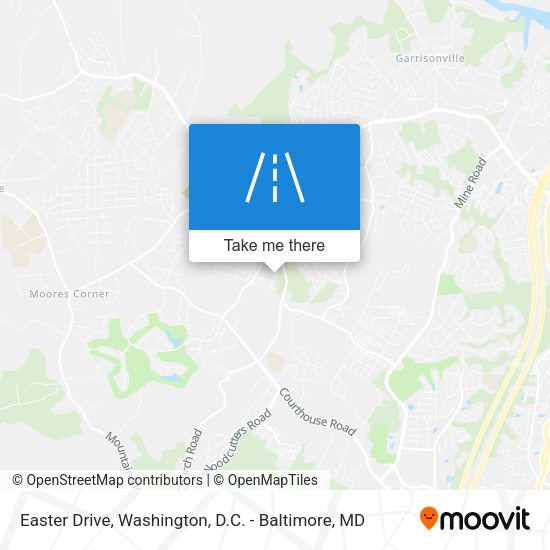 Mapa de Easter Drive