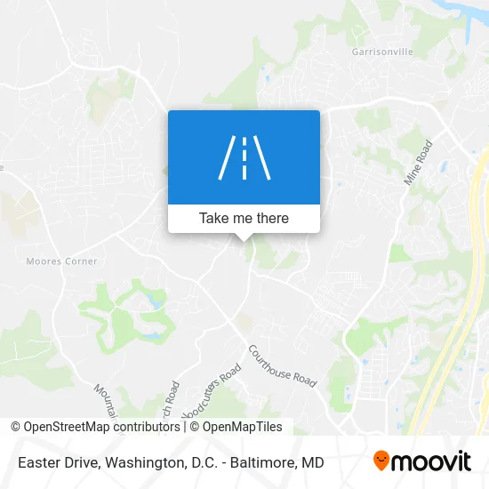 Easter Drive map