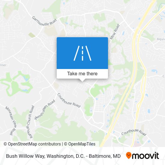 Mapa de Bush Willow Way