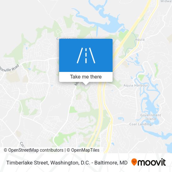 Mapa de Timberlake Street