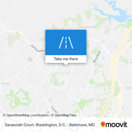 Mapa de Savannah Court