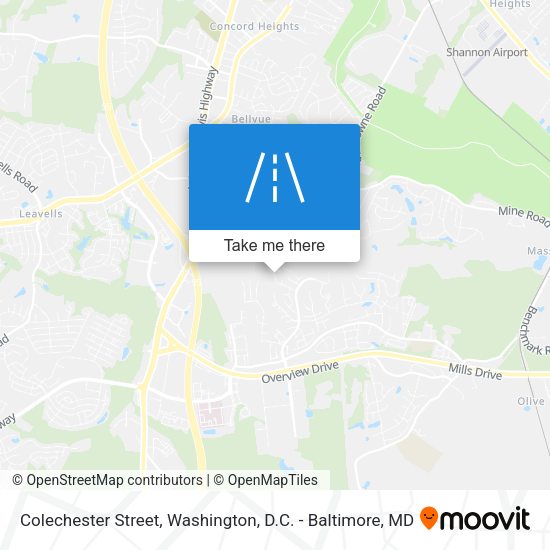 Mapa de Colechester Street