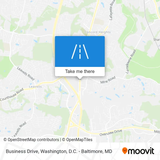 Business Drive map