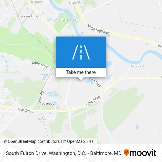South Fulton Drive map