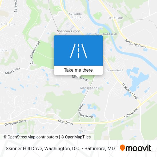 Mapa de Skinner Hill Drive