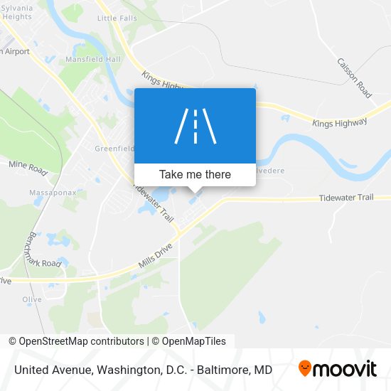 United Avenue map