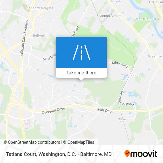 Tatiana Court map