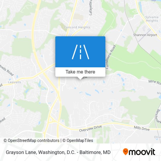 Mapa de Grayson Lane