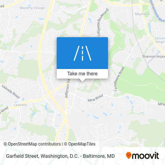 Mapa de Garfield Street