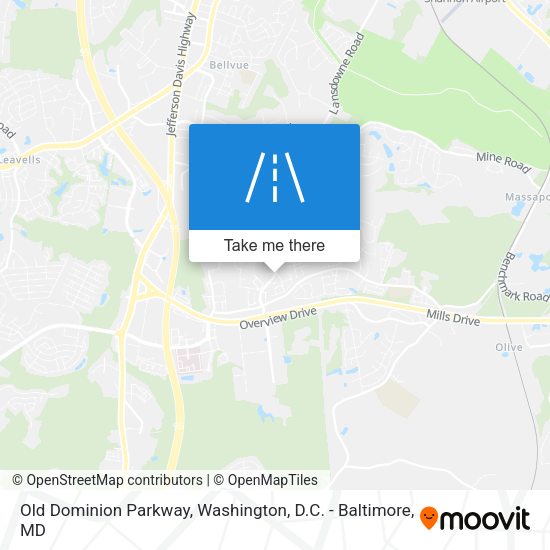 Old Dominion Parkway map