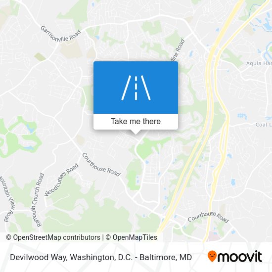 Devilwood Way map