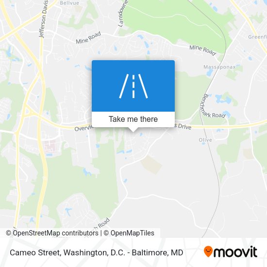 Cameo Street map