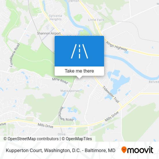 Kupperton Court map