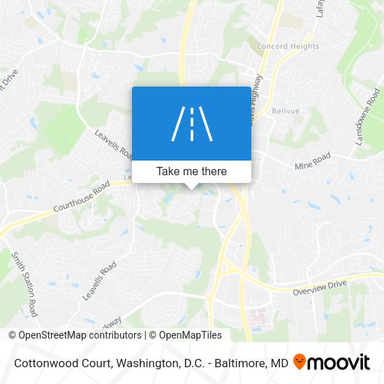 Cottonwood Court map