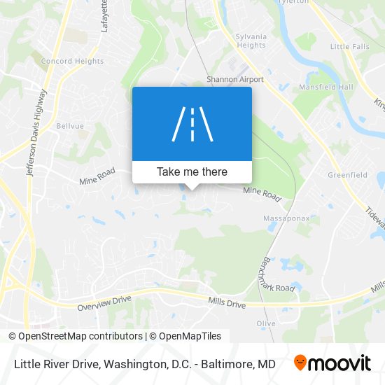 Mapa de Little River Drive