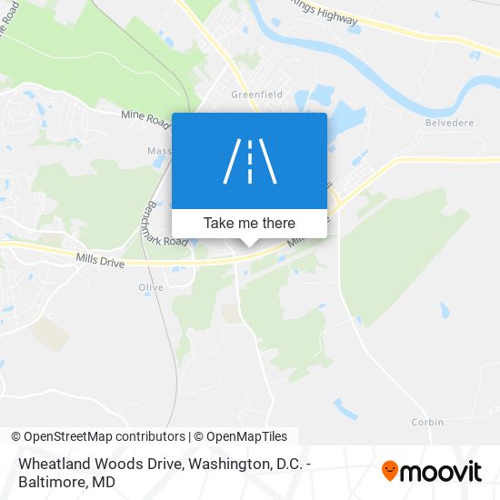 Wheatland Woods Drive map