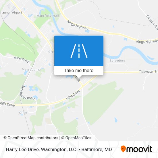 Mapa de Harry Lee Drive