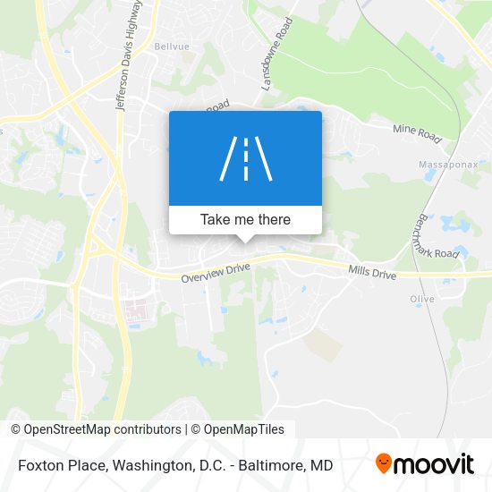Mapa de Foxton Place