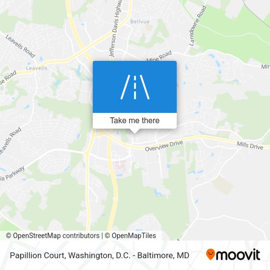 Papillion Court map