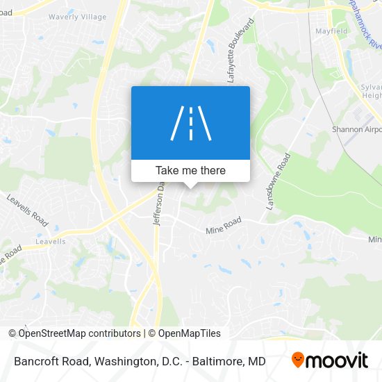 Mapa de Bancroft Road