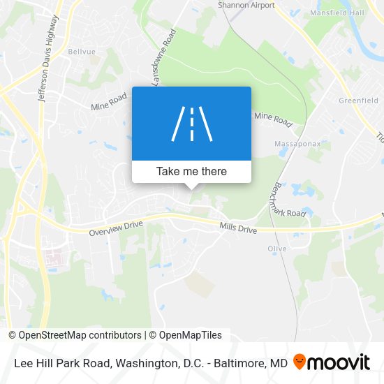 Lee Hill Park Road map