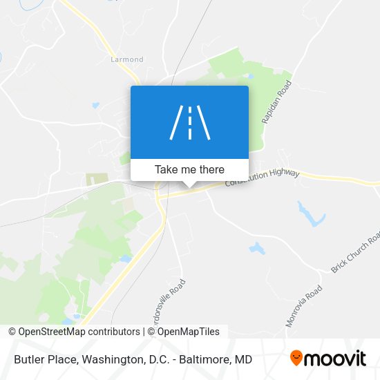 Butler Place map