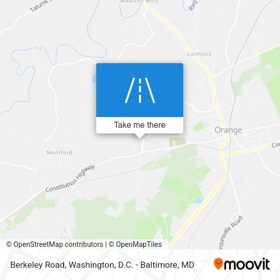 Berkeley Road map