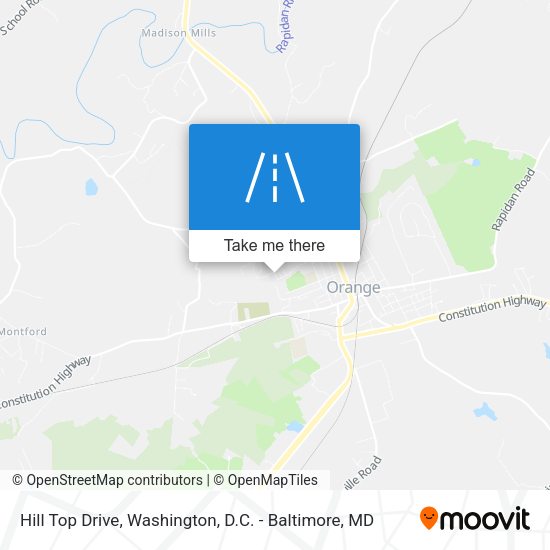 Hill Top Drive map