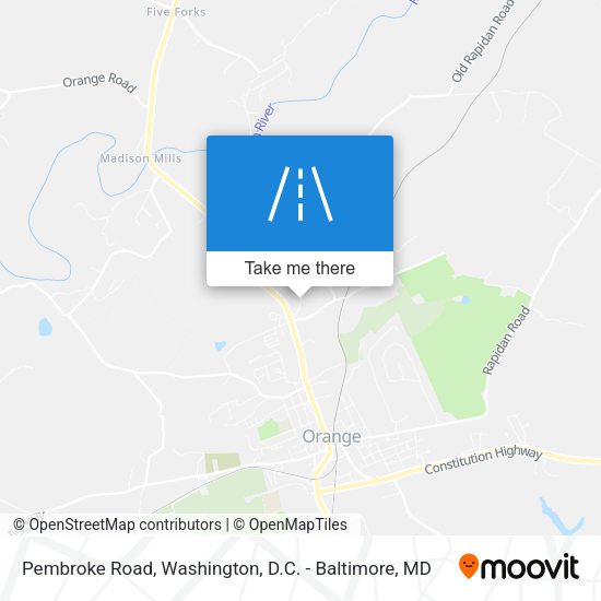 Pembroke Road map