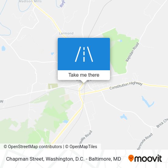 Chapman Street map