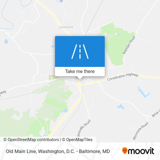 Mapa de Old Main Line