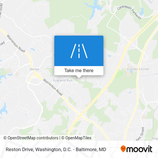 Mapa de Reston Drive