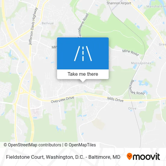 Fieldstone Court map