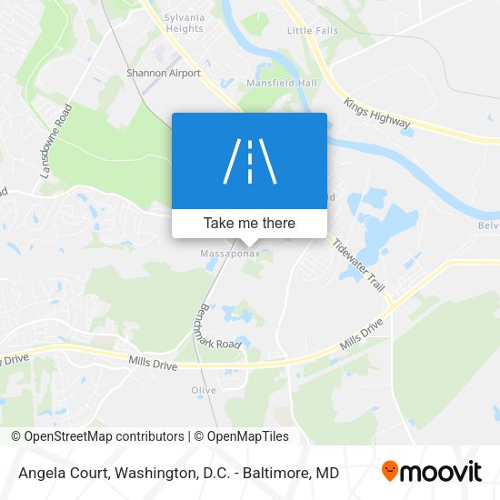 Angela Court map