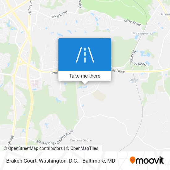 Braken Court map