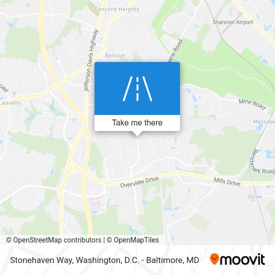Stonehaven Way map