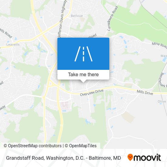 Mapa de Grandstaff Road
