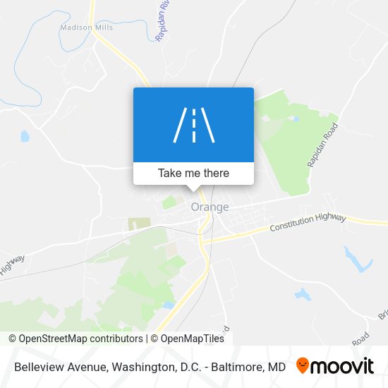 Mapa de Belleview Avenue