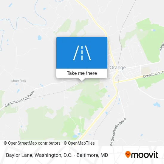 Baylor Lane map