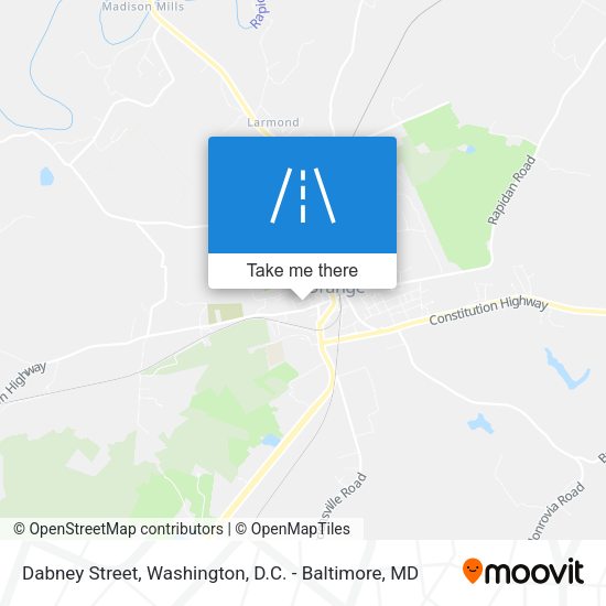 Dabney Street map