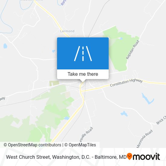 Mapa de West Church Street