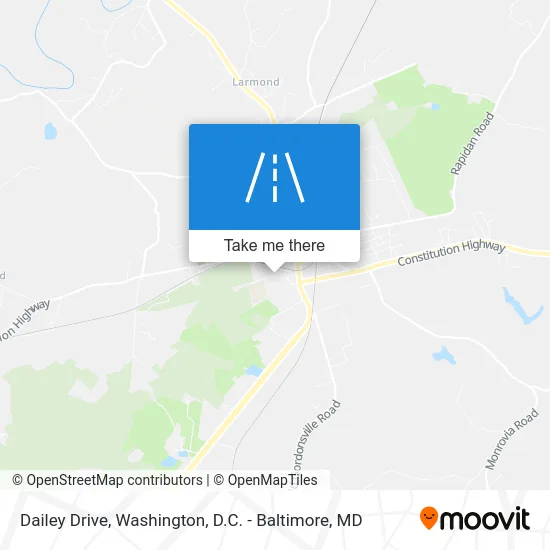 Dailey Drive map