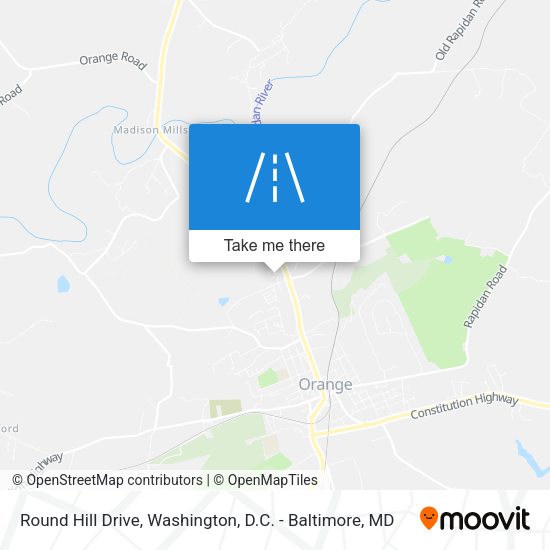 Round Hill Drive map