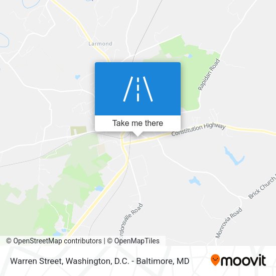 Warren Street map