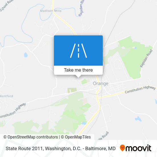 Mapa de State Route 2011