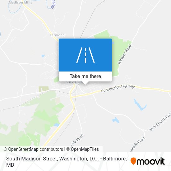 South Madison Street map