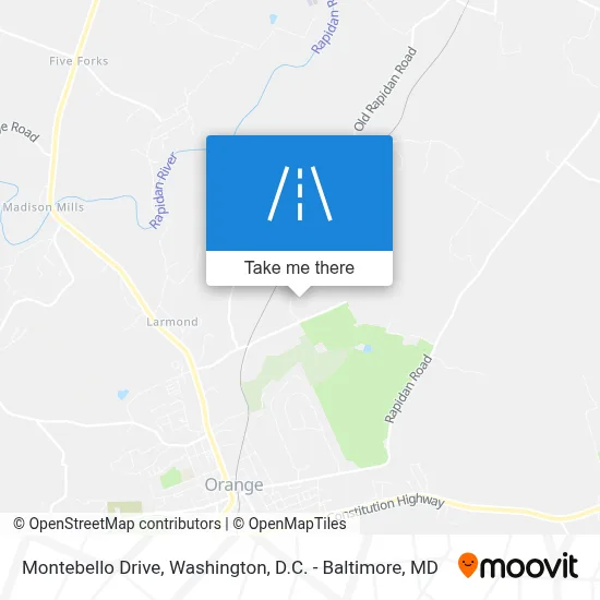 Montebello Drive map