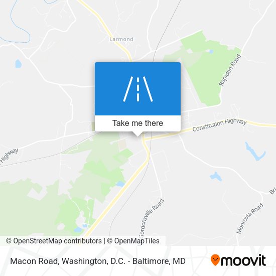 Mapa de Macon Road